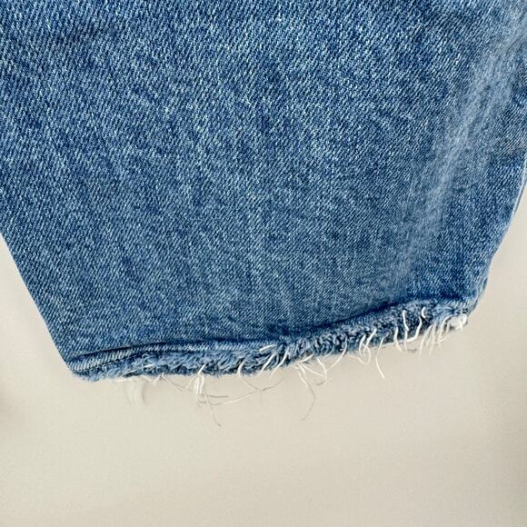 Paige Noella High-Rise Charming Distressed Straight Leg Jeans Size 32 - Picture 6 of 10